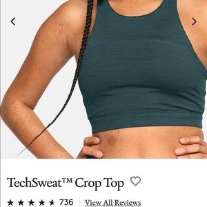 TechSweat™ Crop Top outdoor voices